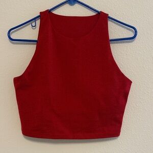 Old Navy Scarlet Sleeveless Crop Top
